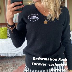 Reformation Cashmere Sweater
